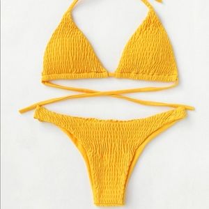 NWT SheIn Smocked Bikini